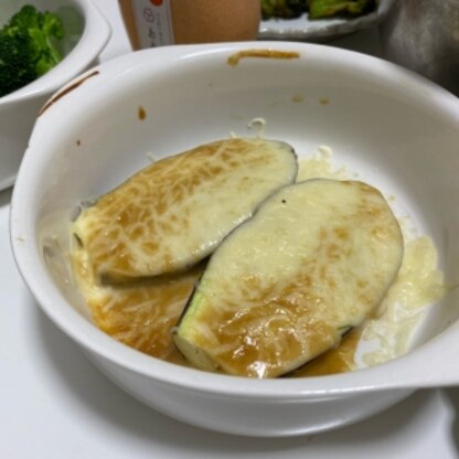 冷蔵庫にナスがあったので作ってみました！サクッと作れて、それで美味しくとても満足してます^ ^